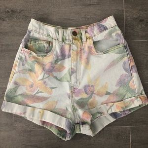 American Apparel flower shorts 27
